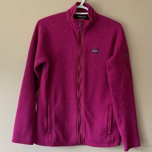 Patagonia Better Sweater, Full Zip, Pink - Medium